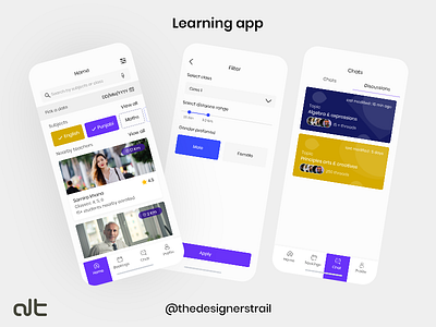 Education app android app design app design branding design education app ios app design learning platform product design productdesign ui uidesign ux uxdesign