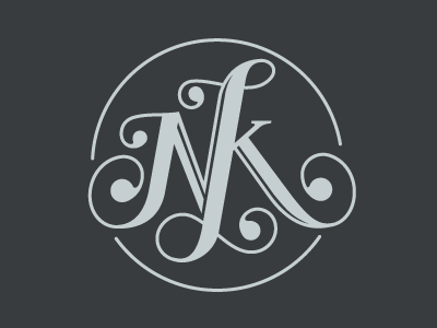 Emblem lettering logo nkeppol typography vector