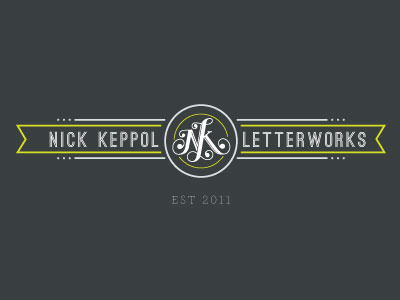 Letterworks Masthead lettering logo nkeppol typography
