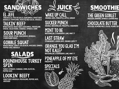 SANDWICHES MENU