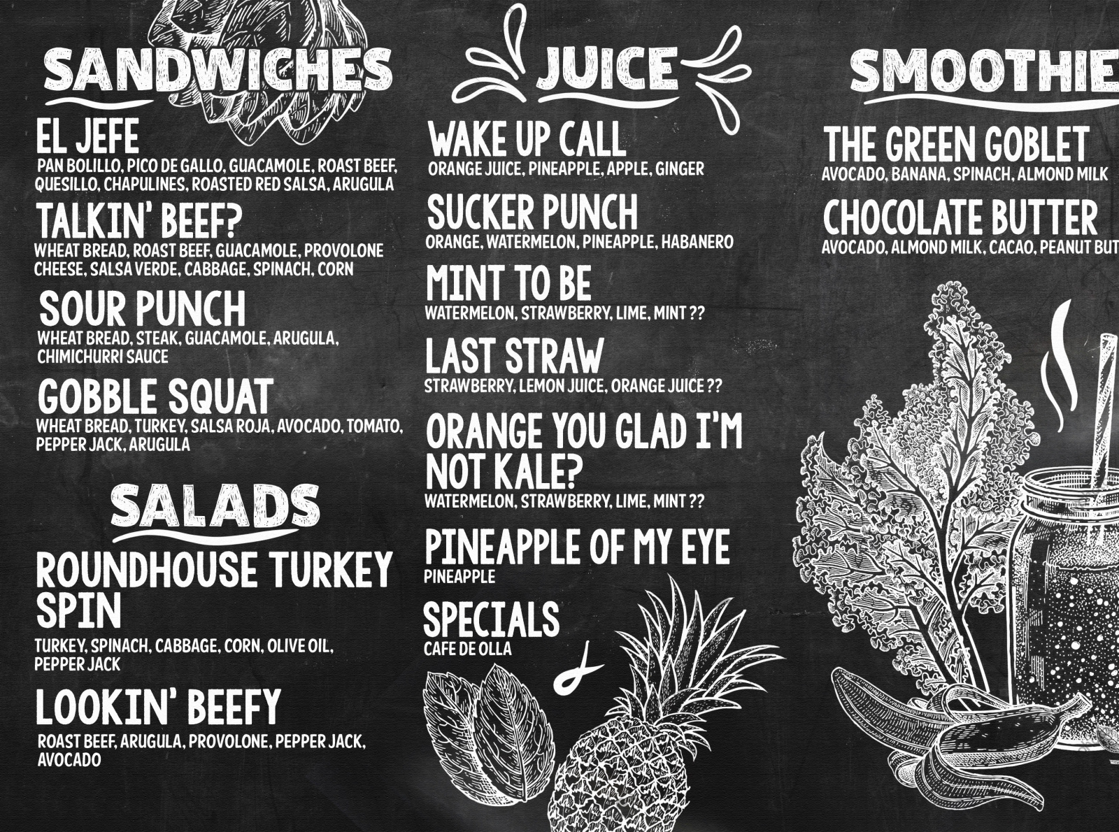 SANDWICHES MENU by I am CharithMania on Dribbble