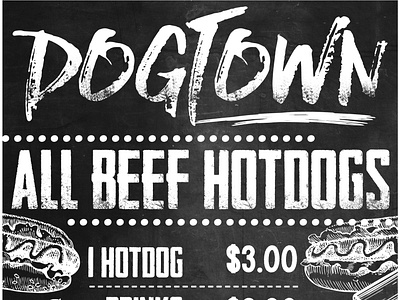 BEEF HOT DOG MENU