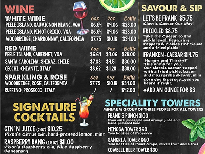 wine menu