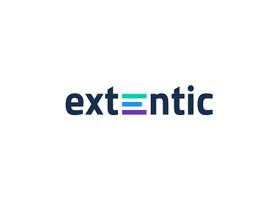 Extentic logo color extend it logo software