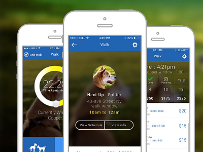 Dog Trainer dog trainer app iphone6 ui ux