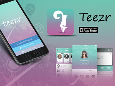 Teezr entertainment app photo video app teezr app