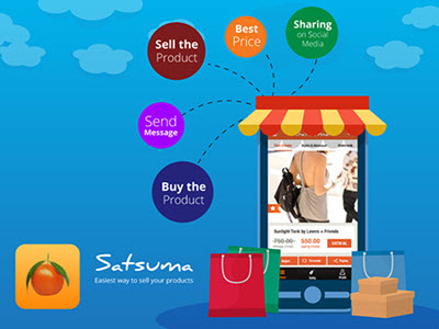 Satsuma - Easiest way to sell your products lifestyle app satsuma app