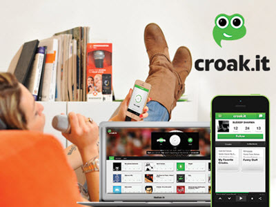 Croak It - Share your sounds in 30 seconds. croak.it app music app social networking app