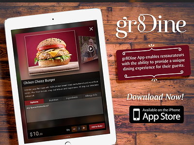 Gr8dine food apps gr8dine app