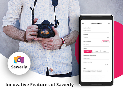 Sawerly App hire photograper photographer for hire photography app sawerly