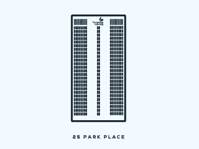 25 Park Place architecture atlanta building city georgia state illustration minimalist simple