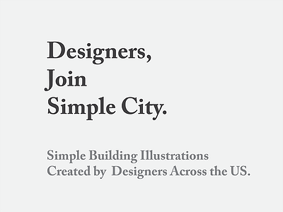Join the Simple City Project! architecture building city designers downtown illustration onthegrid project simple urban us