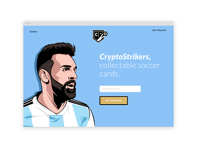 Announcing CryptoStrikers, a collectable soccer-card game blockchain crypto cryptostrikers futbol game soccer sports sports cards strikers