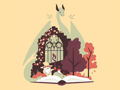 Halloween - Contes & Légendes art autumn design dragon fantasy illustration nature wizard