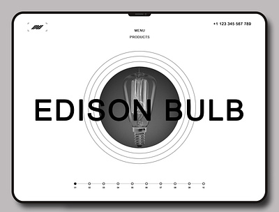 Edison bulb animation art branding design illustraion illustration logo uidesign uxdesign vector