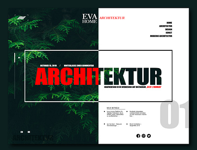 Architectur Website art branding design illustraion photoshop ui uidesign ux uxdesign web