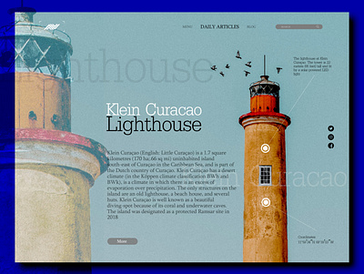 Klein Curacao art branding illustraion illustration photoshop typography ui uidesign ux uxdesign