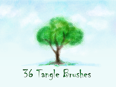 Tangle Brushes adobe illustrator brushes doodle draw drawing illustration tangle