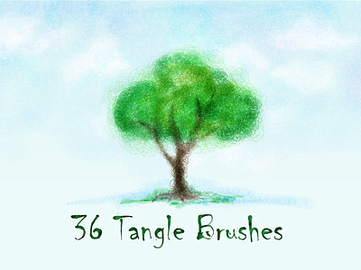 Tangle Brushes adobe illustrator brushes doodle draw drawing illustration tangle