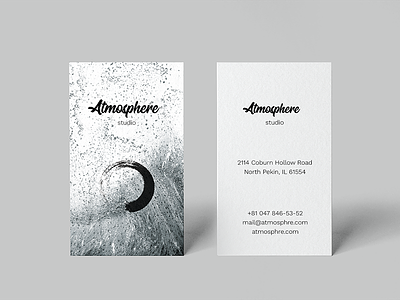 Atmosphere. Business Card Template [#free] branding business card business card template calling card classic corporate creative free free download le-genda marble psd