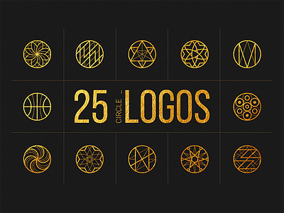 25 Linear Geometric Logos. Part II