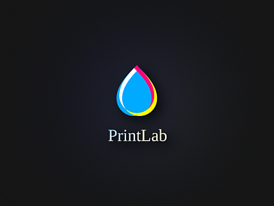 PrintLab. Logo template. For sale