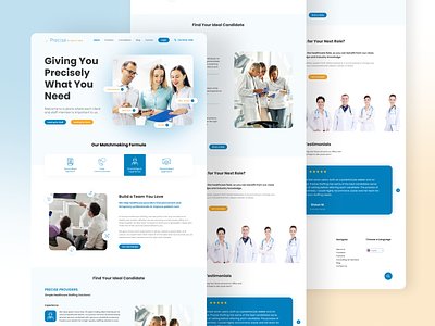 Healthcare Staffing UI Design