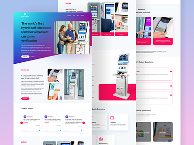 ONETOUCH - Kiosk Landing Page