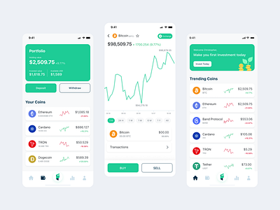 Freya Crypto - Mobile App