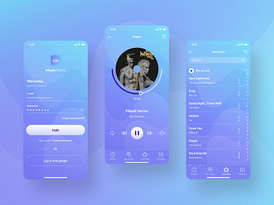 Music App UI/UX Design app design mobile mobile app mobile app design mobile design mobile ui music music app music player player player ui ui ux