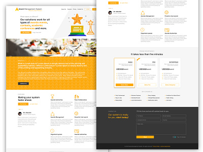 Award Management System Website