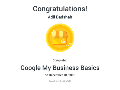 Google My Business Award award congratulations google google award my business rewards