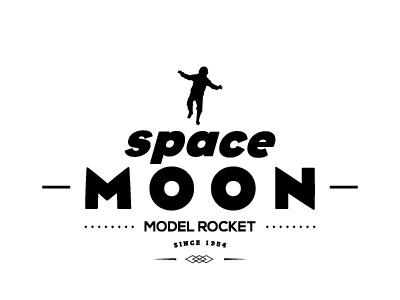 Space Moon design graphic