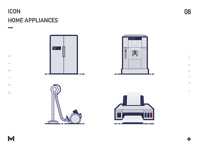 8 Home Appliances 1 2x app design icon ui