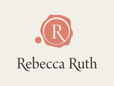 Rebecca Ruth Photography Logo arno logo stamp typography wax seal