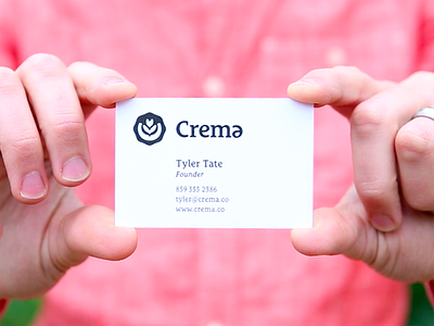 Crema Business Card business card