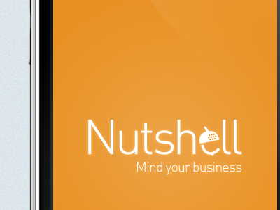 Nutshell Logo Concept logo orange