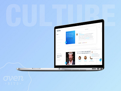 Company Culture App ai app culture feed ixd responsive teams ui ui design user interface ux