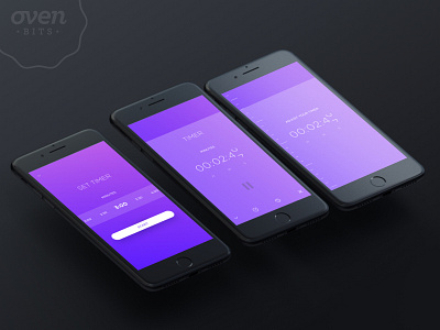 App Timer UX/UI animation interaction ios ixd mobile mobile design motion timer ui user interface ux