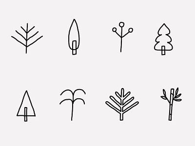 Magic forest cute design icon illustration nastia ginger