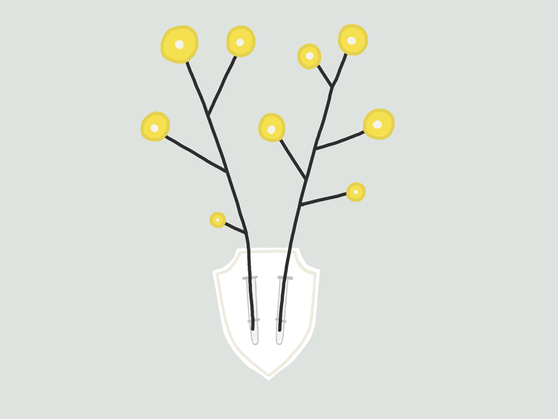 Plants cute design icon illustration nastia ginger