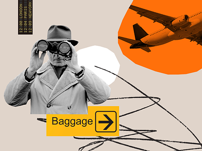 What to do if an airline loses your luggage collage editorial