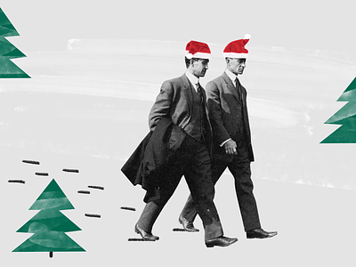 What it takes to become a professional Santa collage editorial