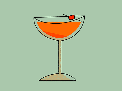 poured manhattan assets 2d animation cocktail concept design illustration motion graphics psd styleframe