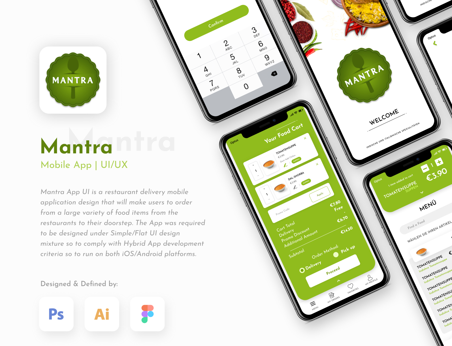 Mantra | Restaurant Mobile App UI/UX Design | Opimae by Mohammad Arslan ...