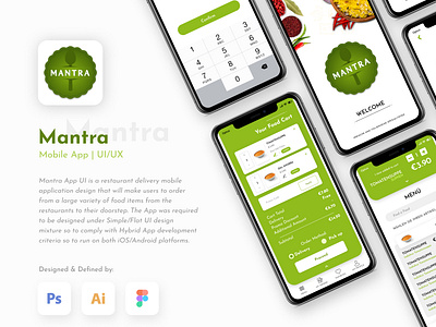 Mantra | Restaurant Mobile App UI/UX Design | Opimae