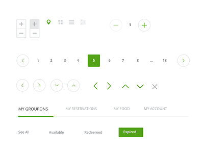 Pagination, Navigation Controls, Steppers, Map Controls