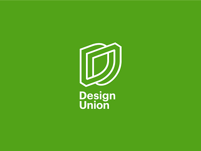 Design Union Logo branding d design grid groupon identity line logo mark monogram typography u
