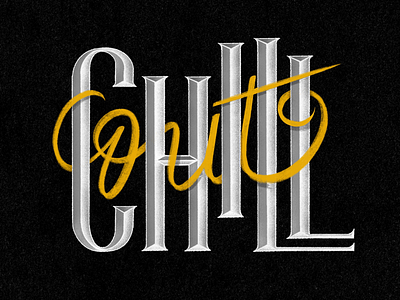 Chill out typography designs