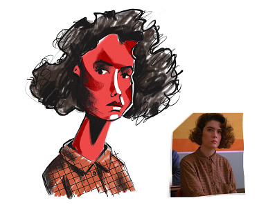 Twin Peaks. Donna bright character characterdesign color design flat girl illustration modern peaks twin